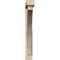 Ekena Millwork Thorton Block Smooth Bracket w/ Offset Brace, Douglas Fir, 5 1/2"W x 40"D x 44"H BKT0604X40X44THR05SDF - alternate 3